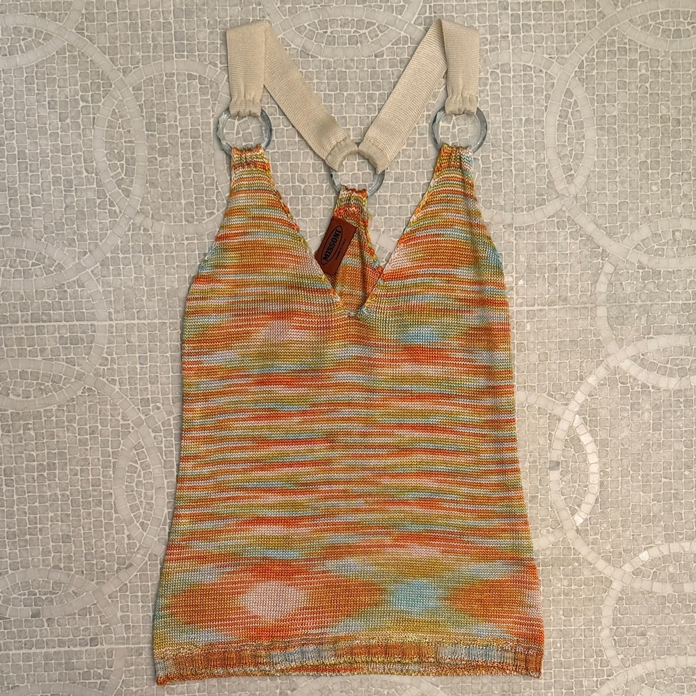 Missoni Multicolor Knit Tank Top